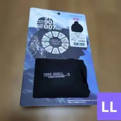 限定生産⚡高撥水UV AIR ウィンドシェルトレックフーディーLLサイズ黒のサムネイル