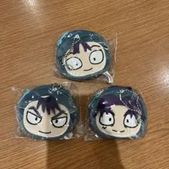 忍たま乱太郎　ガチャ　ミニポーチキーホルダー 潮江文次郎　立花仙蔵　食満留三郎