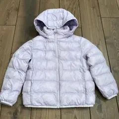 ライトウォームパデットパーカ　UNIQLO ライトパープル 120