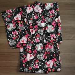 いちご柄の浴衣　120 110