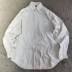 POLO ラルフローレン　90s オフホワイト シャツ　BRAIREのサムネイル