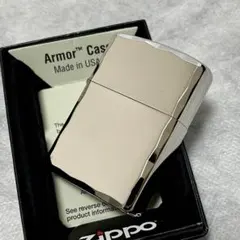 未使用 Zippo アーマー シャイニーカット 2012年製 センターマーク 