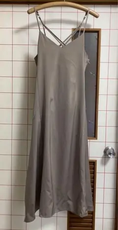 ベージュ キャミワンピース Mサイズ　rps