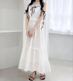 INGNI キャミワンピ　白