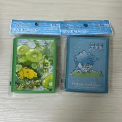 ポケモンカードゲーム デッキシールド まいごのクワッス　ピカチュウ&ニャオハ