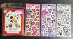 【正規品】 サンリオ 平成はっぴーフォン ステッカー シール 3点 バインダー