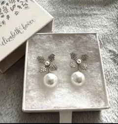 ＊美品＊Elizabeth Bower エリザベスバウアー パールピアス