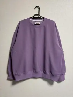 【美品】グローバルワーク スウェット トレーナー Ｌ　パープル 紫 裏起毛
