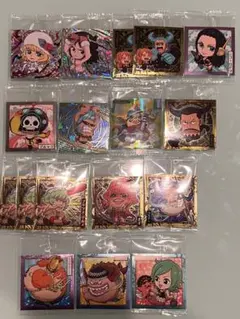 ワンピース ウエハース　シールセット 17枚