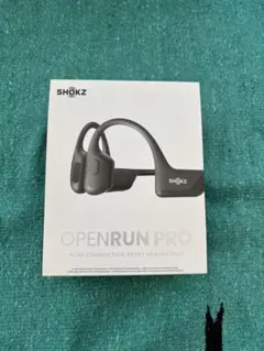 【収納ケースと箱のみ】SHOKZ OpenRun Pro 骨伝導イヤホンブラック