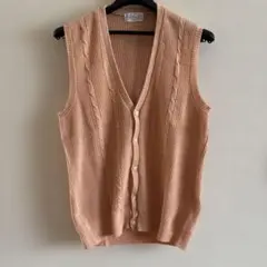 New England ピンク Vネック ベストのサムネイル