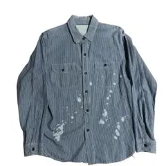 OshKosh オシュコシュ ストライプシャンブレーシャツ　Lのサムネイル