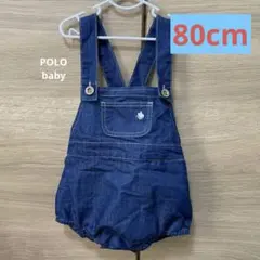 POLO baby デニムオーバーオール 80