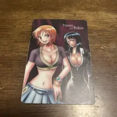 ワンピース グミ カード ナミ&ロビン