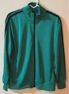 ジッパー付きジャケット Mサイズ 緑