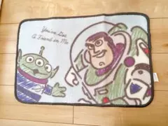 最終値下げ！在庫処分！使用品！バズ・ライトイヤー エイリアン バスマット