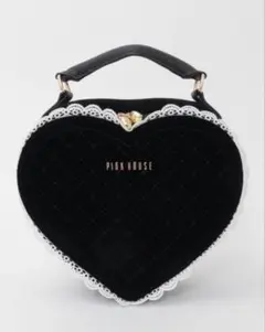 ピンクハウス PINKHOUSE ハート型 ベロアバックのサムネイル