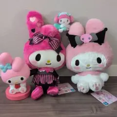 おそろいカチューシャBIGぬいぐるみ他　マイメロディ　クロミ　4点まとめ売り