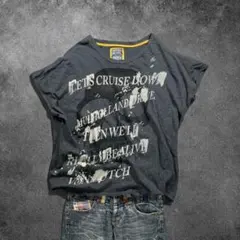 archive Von Dutch スカル グラフィックTシャツ Y2Kのサムネイル