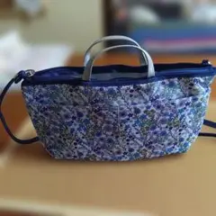 花柄　バッグインバッグ　ショルダーバッグ　2WAY