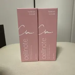 【新品未開封】cellnote. FeMish CLEAR 2個セット