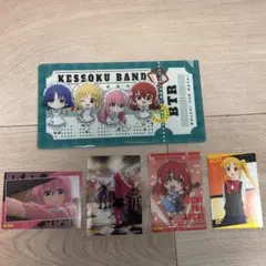 ぼっちざろっく　まとめ売り　カード　ファイル5点セット　ひとり　にじか　いくよ