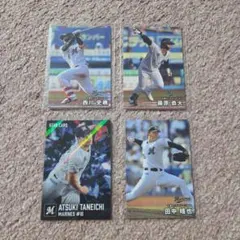 カルビー プロ野球チップス 千葉ロッテマリーンズ 4枚セット