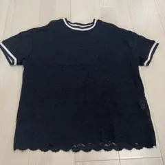 allureville ブラック半袖トップスのサムネイル