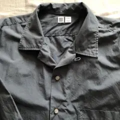 UNIQLO U メンズ　長袖シャツ Lサイズ 綿100%