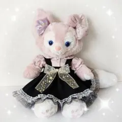 リーナベル　ハンドメイドコスチューム　星柄ブラウス&ブラックスカート　ピンク