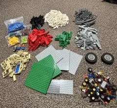 【説明書あり】レゴ まとめ売り 約1.5kg ミニフィグ・ベースプレート付