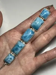 ラリマー ブレスレット