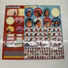 ディズニープリンセス シールセット