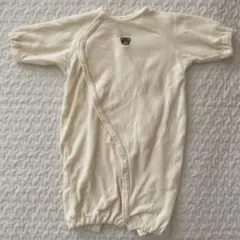 2wayオール　長袖　アイボリー　くま　50-60㎝