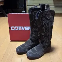 CONVERSE スエード ウエスタン ロングブーツ ブラウンのサムネイル