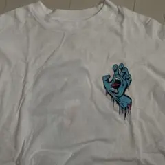 SANTA CRUZ 青い手 Tシャツ