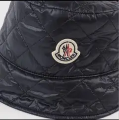 MONCLER リバーシブル コーデュロイ ジャガード バケットハット 黒 