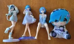 Re:ゼロ　レム フィギュア3体　ぬいぐるみ　セット