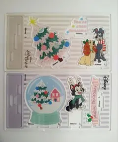 DAISO　ディズニー　アクリルスタンド　アクスタ　クリスマス　ダイソー