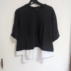 adidas ショートスリーブTシャツ ブラック/ホワイト