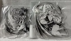 【7718】鬼滅の刃 WEBSHOPくじ C賞 原画アクスタ 2点 蛇柱 恋柱