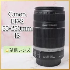 Canon EF-S 55-250mm IS✨望遠レンズ★手ぶれ補正★一眼レフのサムネイル