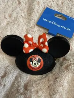 東京ディズニーリゾート ミニーマウス イヤーハットキーホルダー　タグ付き新品