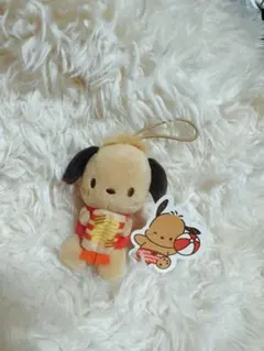 スシロー はぴだんぶい ポチャッコ 日焼けぬいぐるみ ピック