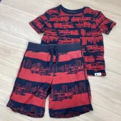 GAP 車プリント Tシャツ ハーフパンツ セット