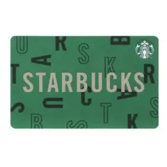 STARBUCKS ギフトカード　ピン未削り　5枚セット