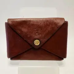 レッドブラウン　コインケース　イルビゾンテ
