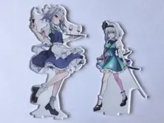 十六夜咲夜　魂魄妖夢　アクリルスタンド