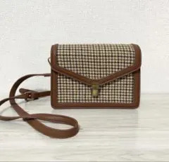 チェック柄ショルダーバッグ