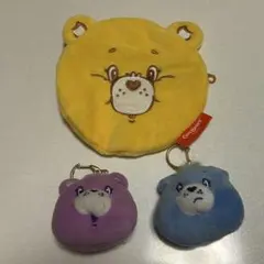 ケアベア フェイスマスコット フェイスポーチ　ガチャガチャ